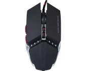 Concord C-24 Kablolu Metal Kasa 3200 DPI RGB Işıklı Oyuncu Mouse - 1
