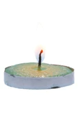 KUZGUN TİCARET Tea Lights Yeşil Mum 5 li 1 Paket - 1
