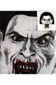 KUZGUN TİCARET Yüze Yapışan Kafaya Tam Geçmeli Streç Kanlı Vampir Maske Bez Maske Model 2-2 (4767) - Lisinya - 1