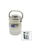 KUZGUN TİCARET METAL KOVA 3LÜ SEFER TASI SAKLAMA KABI 1.6LT (4767) - Lisinya - 1