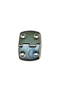 KUZGUN TİCARET Bavul Menteşesi - 30x40mm, Nikel, 1 Adet - Lisinya - 1