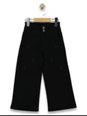 ÇİFT DÜĞMELİ KIZ JEANS PANTOLON - 1