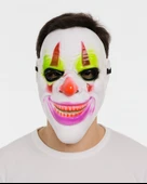 Delirten Gülüş Psikopat Palyaço Temalı Joker Maskesi - 4