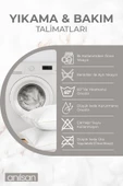 %100 Pamuk Spa & Hamam İçin Sauna Havlusu – Belden Lastikli Cırtcırtlı Cepli Etek Model - 3
