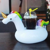 Unicorn Deniz Yatağı Şişme Bardak Tutucu - 1