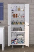 Limasol 4 Kapaklı Çok Amaçlı Dolap Beyaz - 7