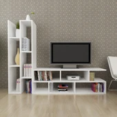 Joungle Tv Ünitesi Beyaz thumbnail 1