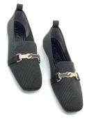 Feles Tiriko Küt Burun Toka Detaylı Kadın Babet Ayakkabı thumbnail 7