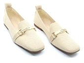 Feles Tiriko Küt Burun Toka Detaylı Kadın Babet Ayakkabı thumbnail 3