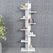 Karo Dekoratif Kitaplık Beyaz thumbnail 3