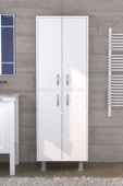 Limasol 4 Kapaklı Çok Amaçlı Dolap Beyaz - 6