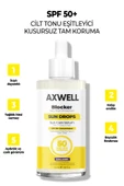 AXWELL Blocker SPF 50+ Suya Dayanıklı Yüksek UVB+UVA Korumalı Kolajen İçerikli 50ml Güneş Serumu - 1
