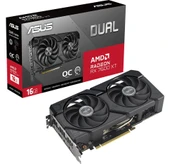Asus-DUAL-RX7600XT-O16G-AMD-RADEON-RX 7600 XT-16GB GDDR6-128BIT-2801MHZ-OC-HDMI-3XDP-EKRAN Kartı - 5