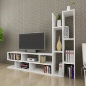 Joungle Tv Ünitesi Beyaz thumbnail 3