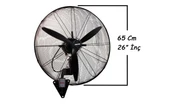 Atak Power WFG-65R 26"(65 Cm) Sanayi Tipi Duvar Vantilatörü (Uzaktan Kumandalı) - 5