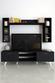Moonlife İstanbul Dolaplı Tv Ünitesi Siyah - 1
