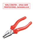 İzeltaş Opak Seri Pense 160 mm 3020122160 Profesyonel Yalıtımlı El Aleti Ergonomik Tutma Sapı thumbnail 1