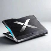 Coofbe Yükseklik Ayarlı Led Işıklı Turbo 6 Fanlı Notebook Laptop Soğutucu Notebook Laptop Standı thumbnail 1