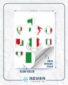 İtalya Sticker Set - 2
