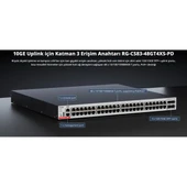 RUIJIE 48port RG-CS83-48GT4XS-PD GIGABIT 4-SFP+ 10GBE 1570W LAYER3 YÖNETİLEBİLİR POE SWITCH thumbnail 2