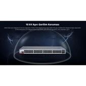 RUIJIE 48port RG-CS83-48GT4XS-P GIGABIT 4-10GBE SFP+ 405W LAYER3 YÖNETİLEBİLİR POE SWITCH thumbnail 5