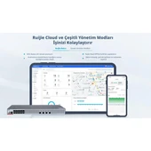 RUIJIE 8port RG-CS83-12GT4XS-P GIGABIT 4-10GBE SFP+ 370W LAYER3 YÖNETİLEBİLİR SWITCH thumbnail 6