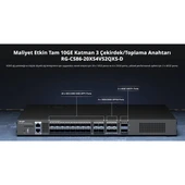 RUIJIE RG-CS86-20XS4VS2QXS-D 20-SFP+ 10GBE 4-SFP 10GBE 2-QSFP+ 40GBE LAYER3 YÖNETİLEBİLİR SWITCH thumbnail 2