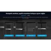 RUIJIE 48port RG-CS83-48GT4XS-P GIGABIT 4-10GBE SFP+ 405W LAYER3 YÖNETİLEBİLİR POE SWITCH thumbnail 3