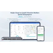 RUIJIE 48port RG-CS83-48GT4XS GIGABIT 4-SFP 10GBE YÖNETİLEBİLİR SWITCH thumbnail 6