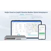 RUIJIE 48port RG-CS83-48GT4XS-PD GIGABIT 4-SFP+ 10GBE 1570W LAYER3 YÖNETİLEBİLİR POE SWITCH thumbnail 6