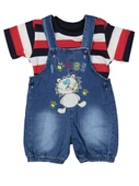 KEDİ NAKIŞLI JEANS BAHÇİVAN TULUM - 1