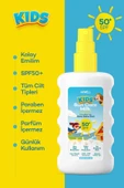 AXWELL Kids Spf50+ Çok Yüksek Koruyucu Çocuk İçin Yüz & Vücut Güneş Sütü Spreyi 200 mL - 2
