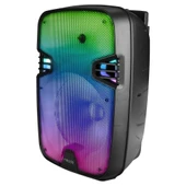 Mikado MD-BT609 20W Siyah USB/BT/TF/TWS Kablosuz Mikrofonlu Toplantı-Parti Hoparlörü - 3