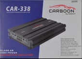 Carboon Car-338 4 Kanal  4X50Rms 3000W Amplifikatör - 3