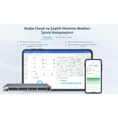 RUIJIE 48port RG-CS83-48GT4XS-P GIGABIT 4-10GBE SFP+ 405W LAYER3 YÖNETİLEBİLİR POE SWITCH - 6