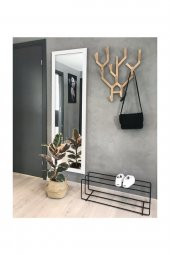 Hümas Dekoratif Retro Beyaz Boy Aynası 160 x 48 cm - 3