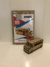 AL-SA 3D Ahşap Otobüs - 1