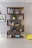 Rio Dekoratif Kitaplık Ceviz - 5