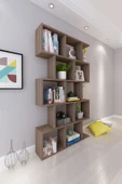 Rio Dekoratif Kitaplık Ceviz - 6