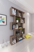 Rio Dekoratif Kitaplık Ceviz - 2