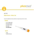 PLUSMED Pm 101 Dijital Koltuk Altı Beden Derecesi (thermometer) 6 Adet (kutuda 6 Adet) - 4