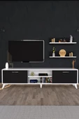 Zümrüt Tv Ünitesi  Beyaz Siyah thumbnail 1