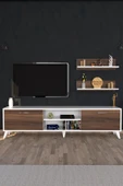 Zümrüt Tv Ünitesi  Beyaz Ceviz - 1