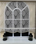 StorBurada Çift Mekanizmalı Bej Tül Perde ve Ekru Stor Perde STB45240-V109  Bej 150 x 200 thumbnail 4