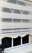 Ekru Pliseli Zebra Stor Perde Alüminyum Kasalı ALM-481  Ekru 160 x 260 - 1