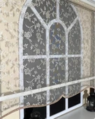 StorBurada Çift Mekanizmalı Somon Rengi Tül Perde ve Ekru Stor Perde STB45248-V111  Bej 90 x 200 thumbnail 5