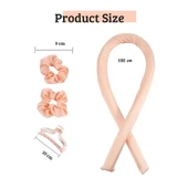 Croc 1290 Leopar Desenli Isısız Saç Şekillendirme Seti Saten Gece Bigudisi Saç Sosisi thumbnail 3