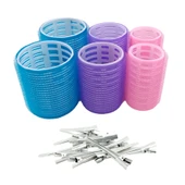 Croc 1225 Karma Bigudi 6Lı + Saç Pensi 12Li Cırtlı - Yapışkanlı Saç Bigudisi thumbnail 1