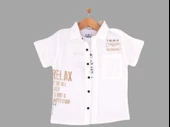 RELAX BASKILI T-SHIRTLÜ MÜSLİN ERKEK GÖMLEK - 2
