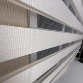 StorBurada Zebra Stor Perde Ekru Etek Dilimli STB-400-V02  Ekru 180 x 200 thumbnail 1